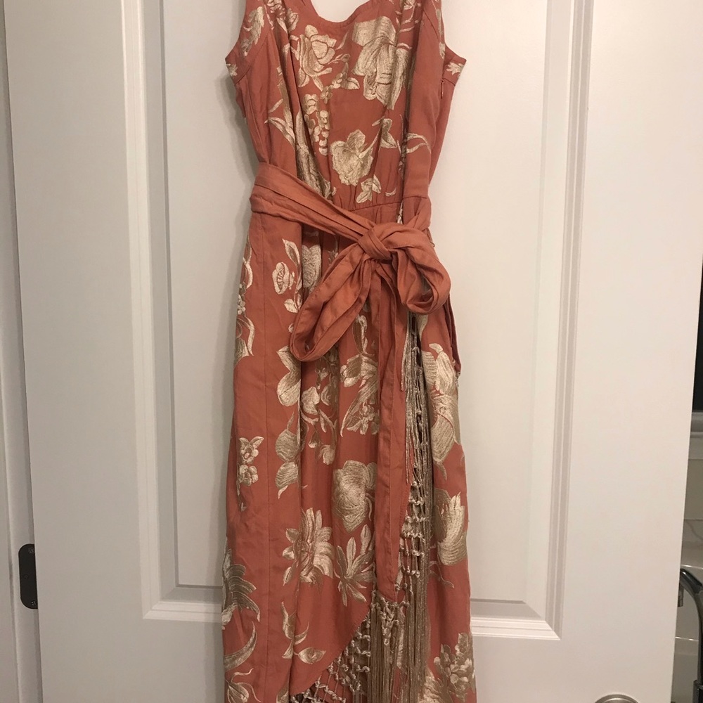 Anthropologie Lucille embroidered fringe dress - Picture 7 of 7